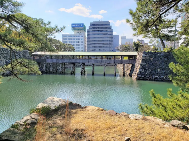 香川県高松市 高松城 鞘橋