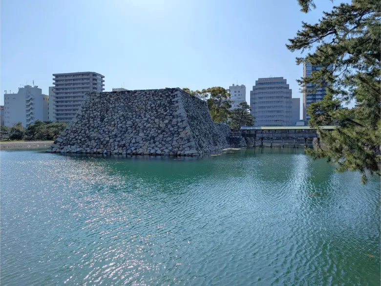 香川県高松市 高松城 天守台