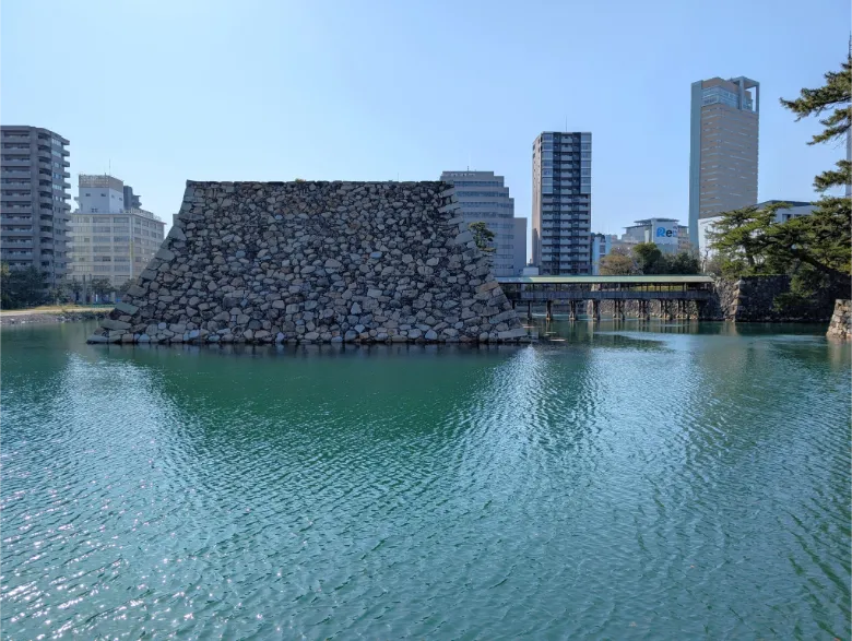 香川県高松市 高松城 天守台