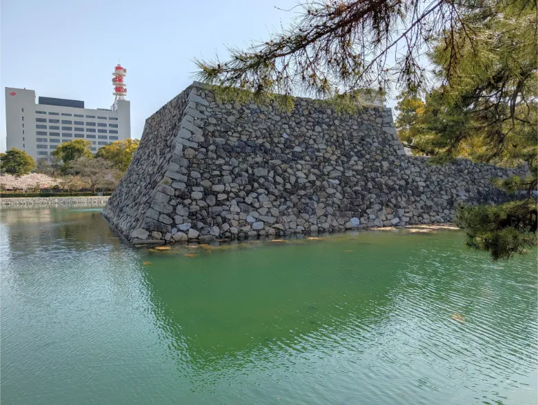 香川県高松市 高松城 天守台