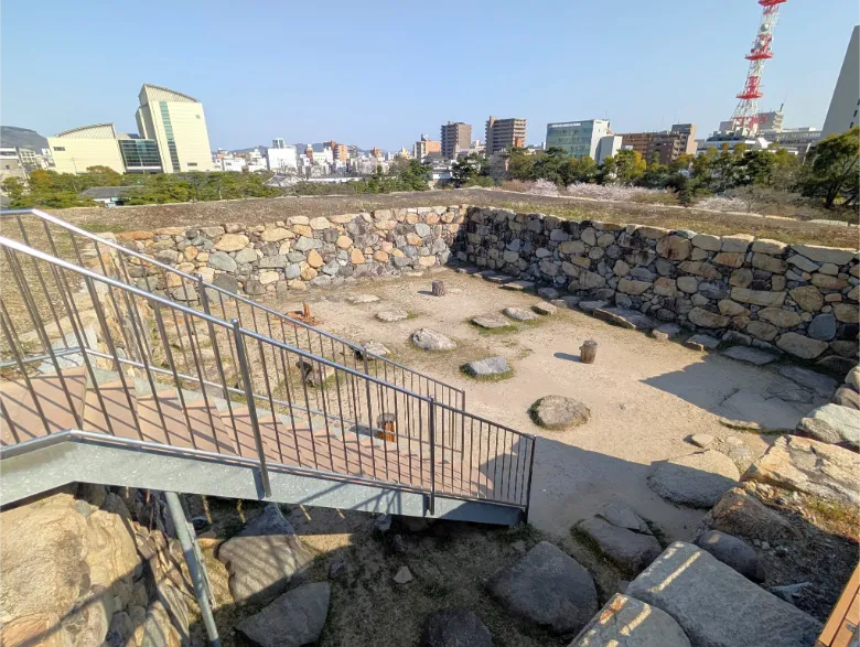 香川県高松市 高松城 天守台