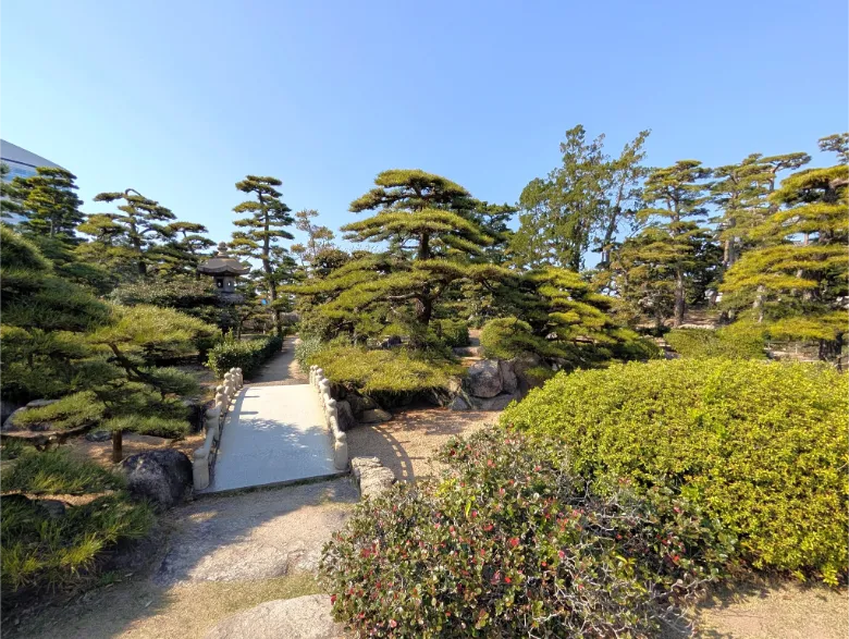 香川県高松市 高松城 披雲閣庭園