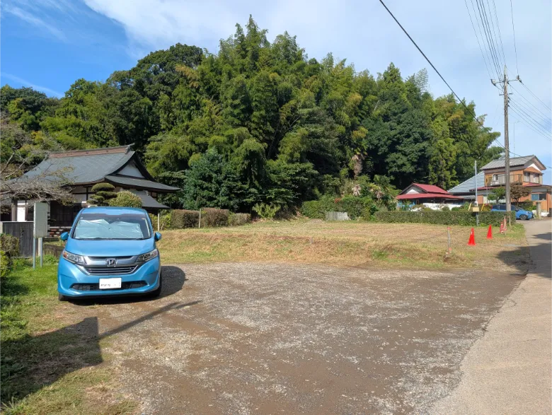 千葉県印西市 結縁寺 駐車場