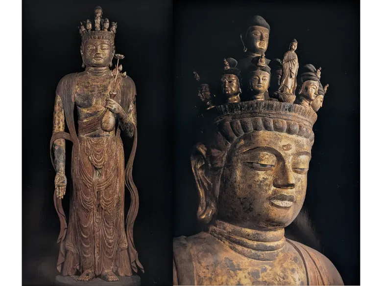 奈良県生駒郡斑鳩町 法起寺 十一面観音