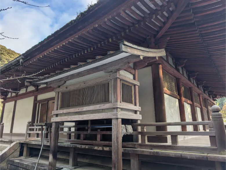 奈良県生駒市 長弓寺 本堂