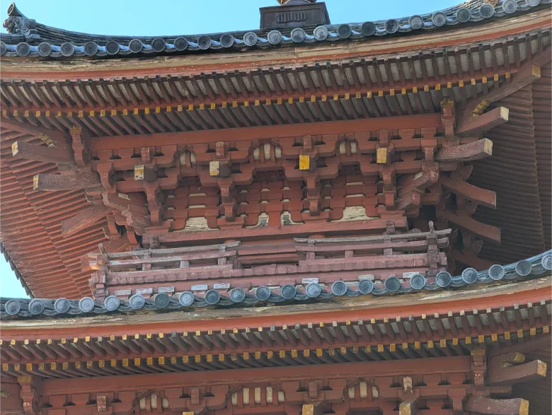 岡山県備前市 真光寺 三重塔