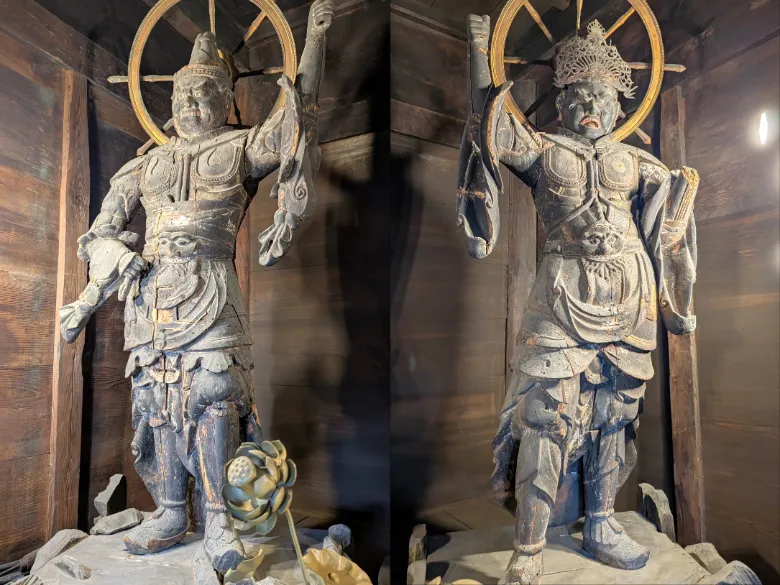 奈良県橿原市 正蓮寺大日堂 持国天 多聞天